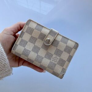 Louis Vuitton Damien Azur Kiss Lock Wallet